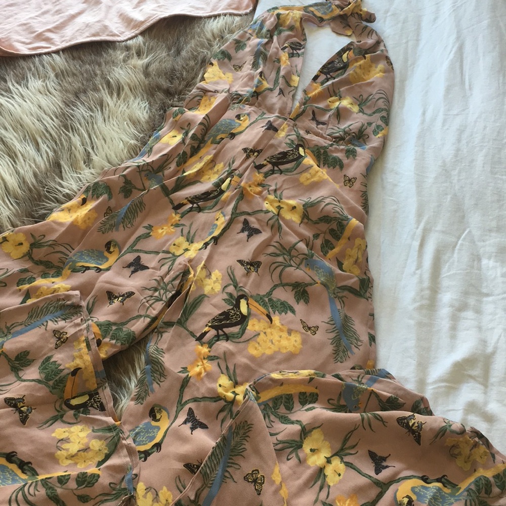 NWOT Reformation halter jumpsuit